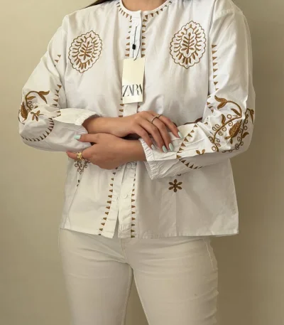 شومیز جلوباز Zara