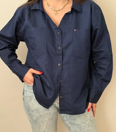 شومیز لینن Tommy Hilfiger