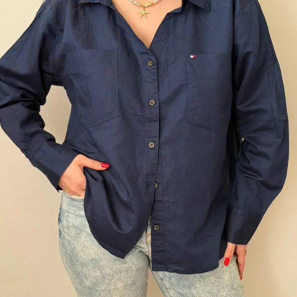 شومیز لینن Tommy Hilfiger