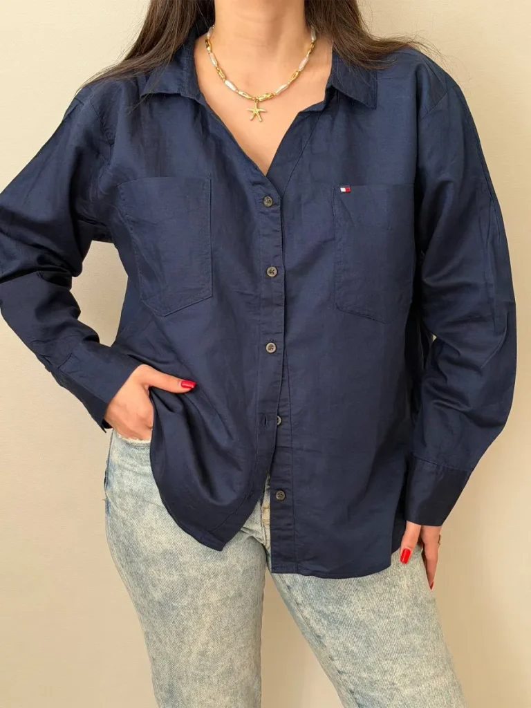 شومیز لینن Tommy Hilfiger