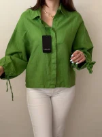 شومیز وارداتی Tahari سبز