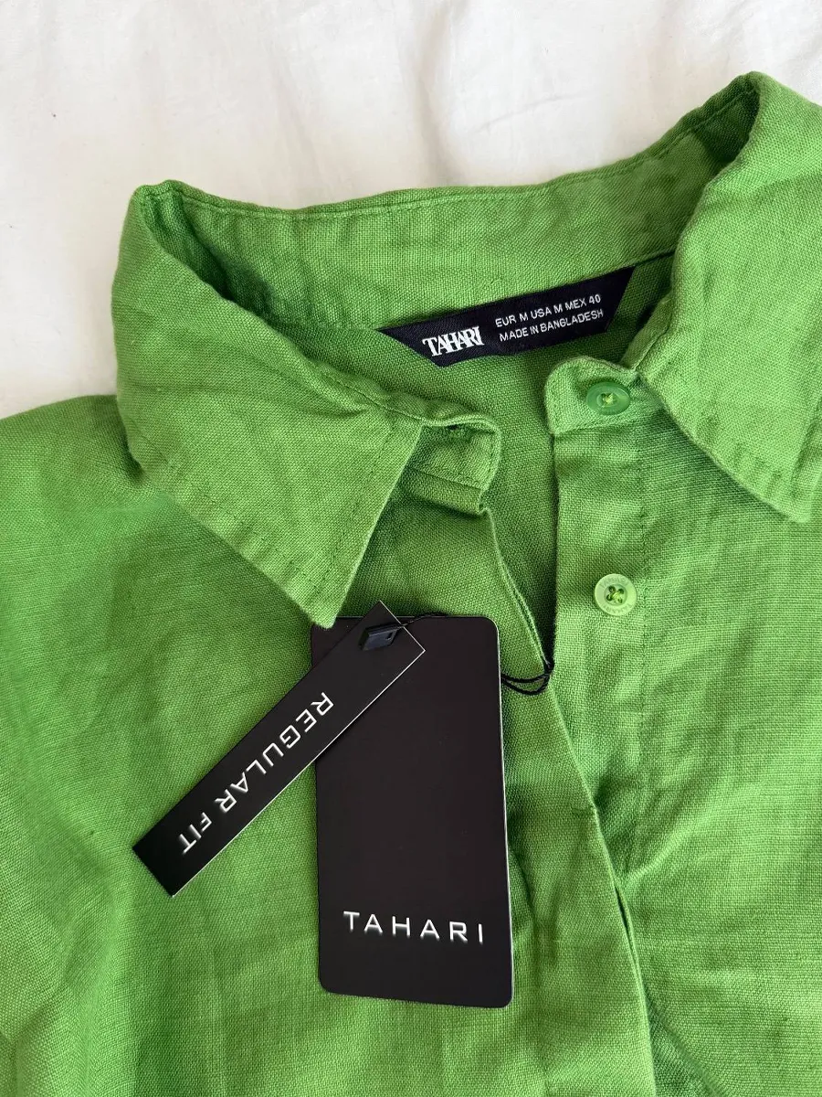قیمت شومیز وارداتی Tahari سبز