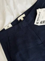 شلوار لینن بگ H&M